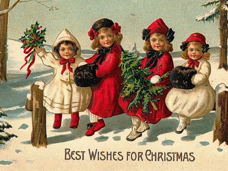 Cartoline Di Natale Animate.Gif Animate E Grafica Cartoline Vintage Di Natale